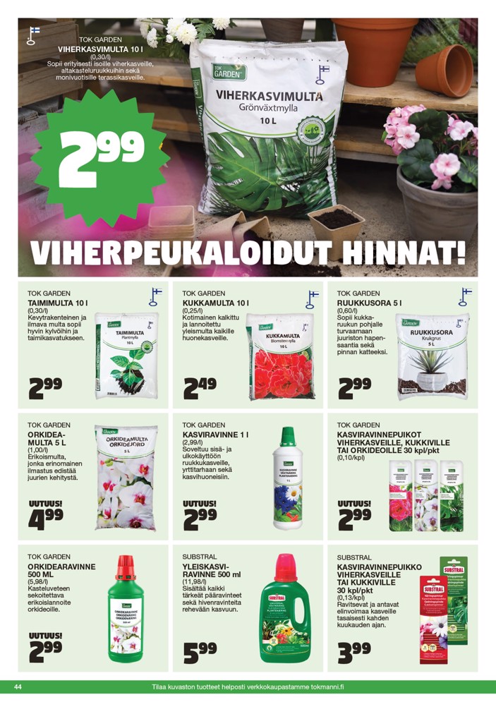 Tokmanni Tokmanni Kesäkuvasto 2026 sivu 44